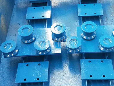 無極繩絞車彎道輪組系統結構設計及工作原理 無極繩絞車彎道輪組系統結構設計及工作原理